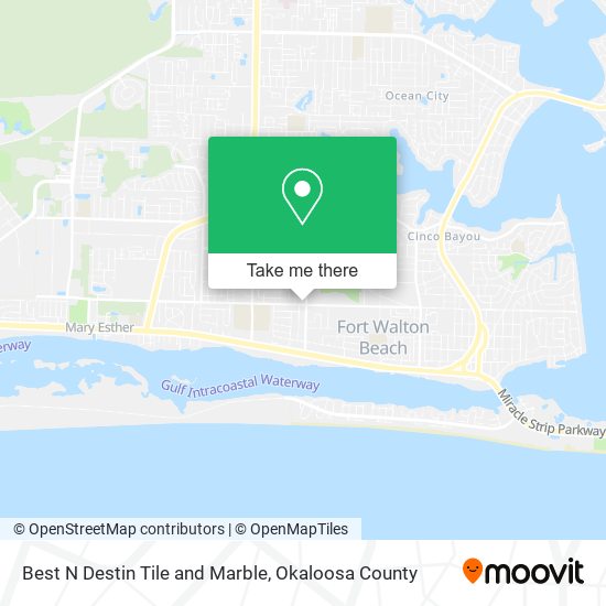 Mapa de Best N Destin Tile and Marble