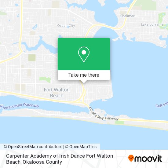 Mapa de Carpenter Academy of Irish Dance Fort Walton Beach