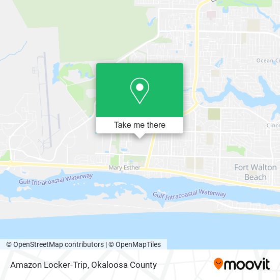Mapa de Amazon Locker-Trip