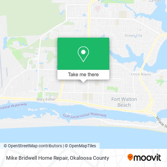 Mike Bridwell Home Repair map