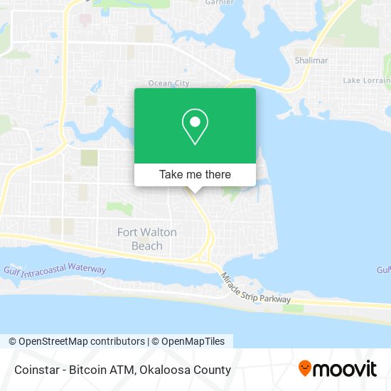 Mapa de Coinstar - Bitcoin ATM