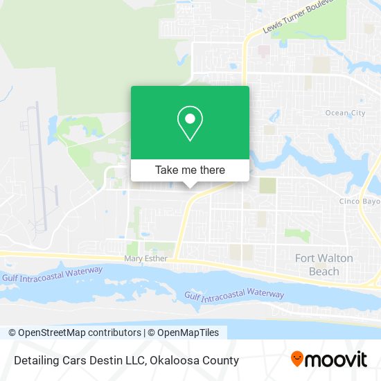 Mapa de Detailing Cars Destin LLC