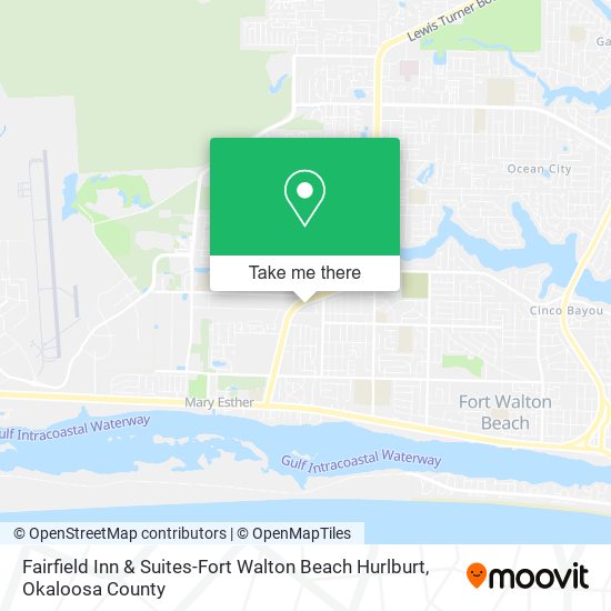 Fairfield Inn & Suites-Fort Walton Beach Hurlburt map