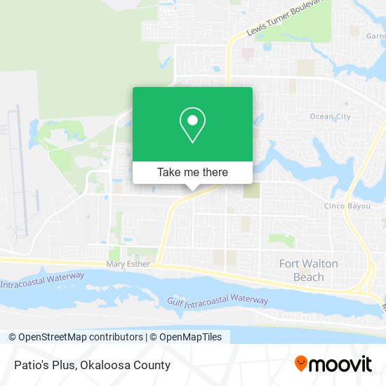 Patio's Plus map