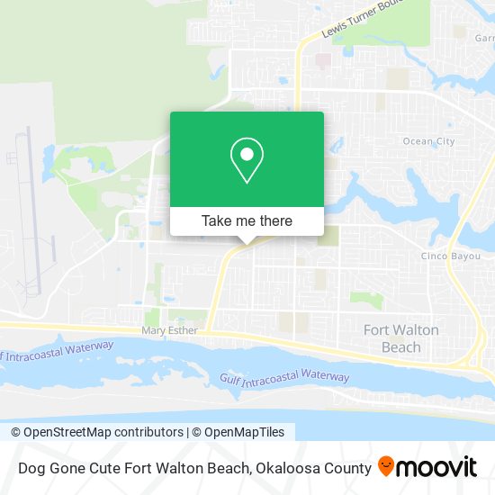 Dog Gone Cute Fort Walton Beach map