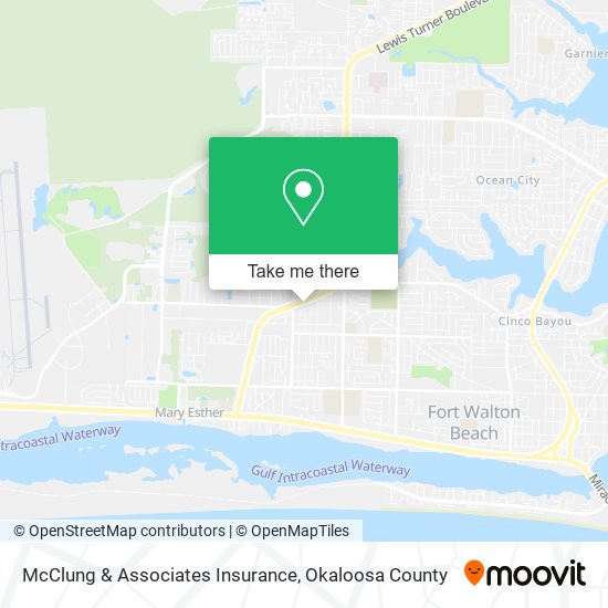 McClung & Associates Insurance map