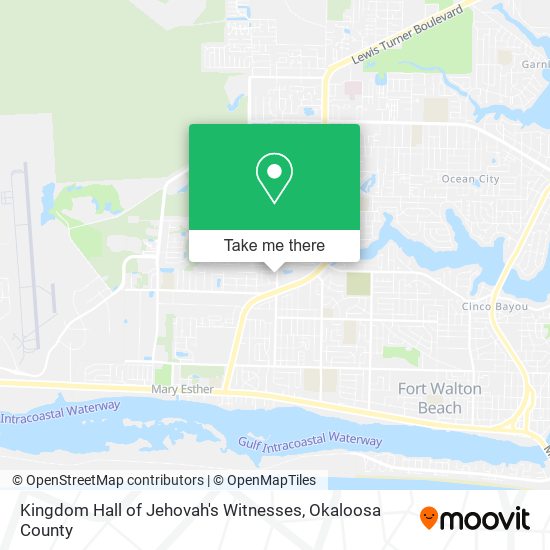 Mapa de Kingdom Hall of Jehovah's Witnesses