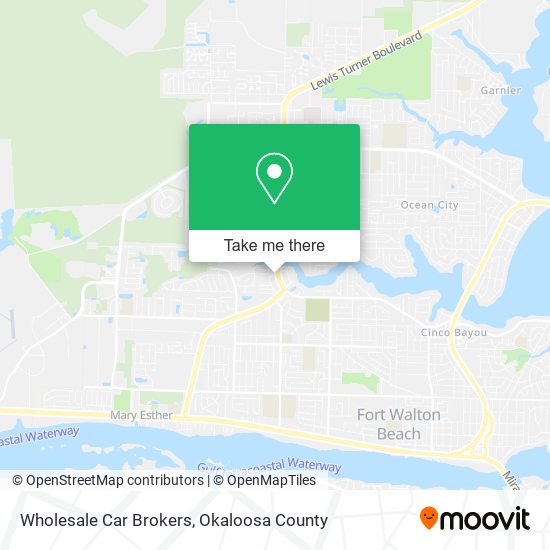 Wholesale Car Brokers map
