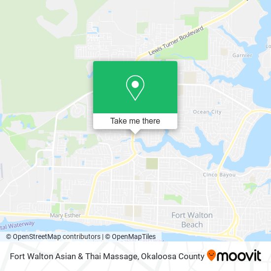 Fort Walton Asian & Thai Massage map