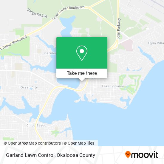 Garland Lawn Control map