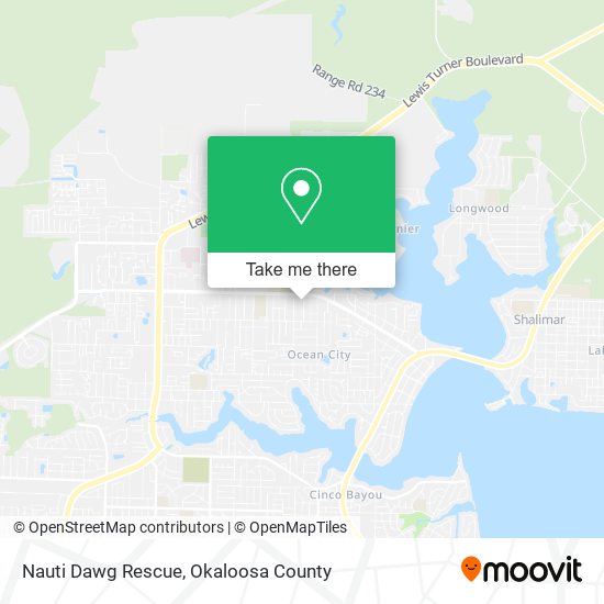 Nauti Dawg Rescue map