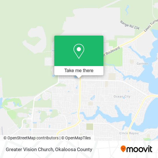 Greater Vision Church map