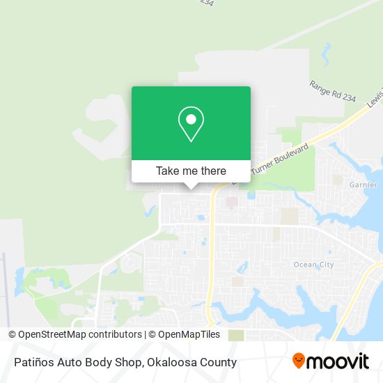 Patiños Auto Body Shop map