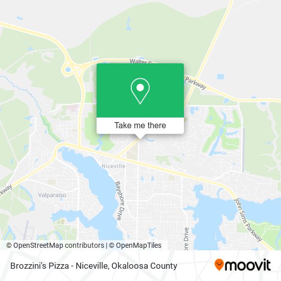 Brozzini's Pizza - Niceville map