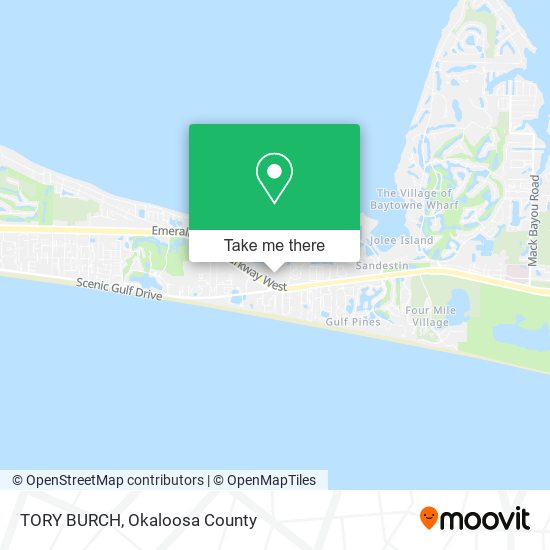 TORY BURCH map