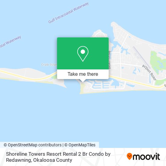 Mapa de Shoreline Towers Resort Rental 2 Br Condo by Redawning