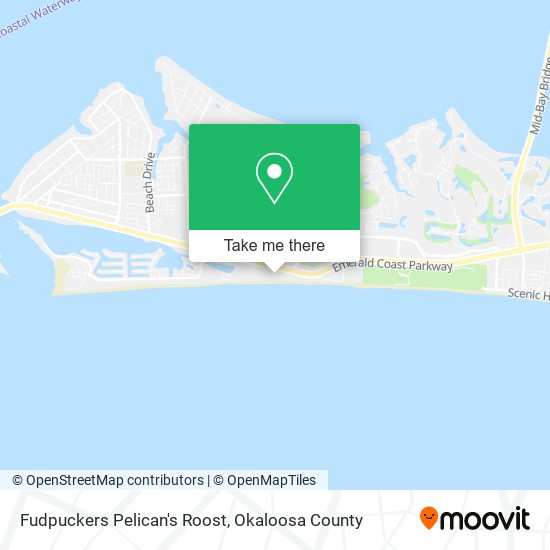Fudpuckers Pelican's Roost map