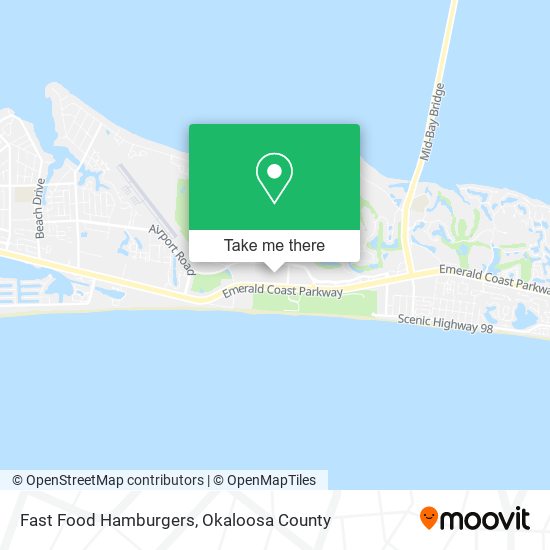 Mapa de Fast Food Hamburgers