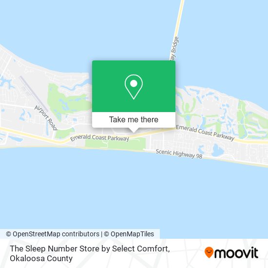 The Sleep Number Store by Select Comfort map