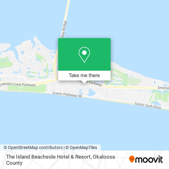 The Island Beachside Hotel & Resort map