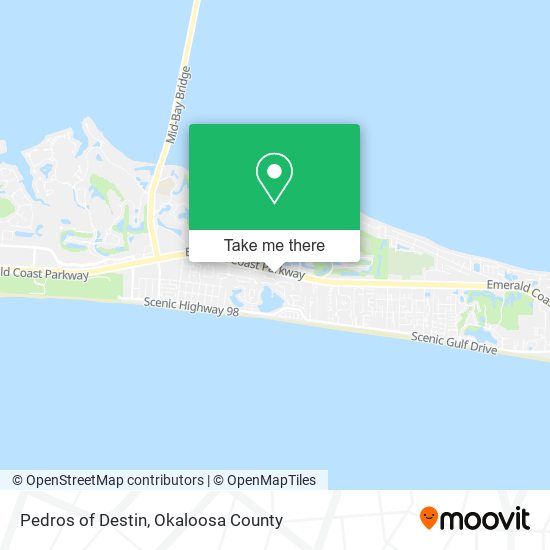 Mapa de Pedros of Destin