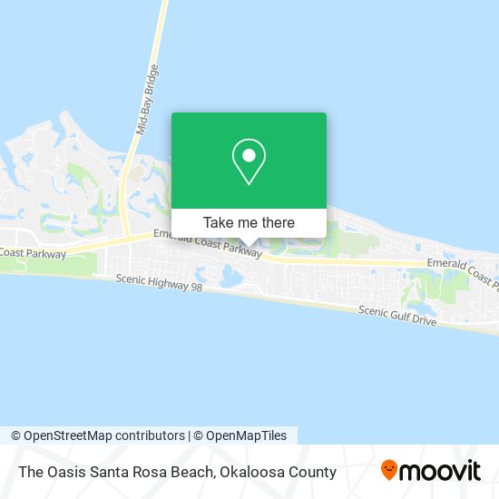 The Oasis Santa Rosa Beach map