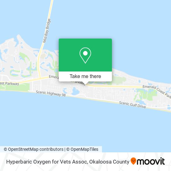 Mapa de Hyperbaric Oxygen for Vets Assoc