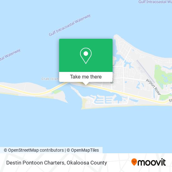 Mapa de Destin Pontoon Charters