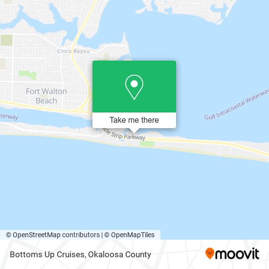 Mapa de Bottoms Up Cruises