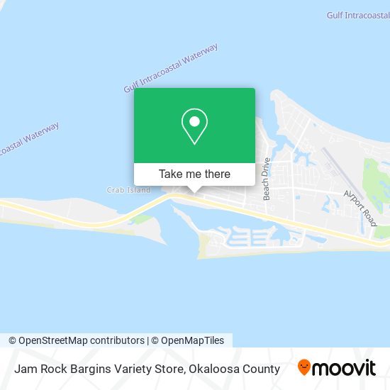 Jam Rock Bargins Variety Store map