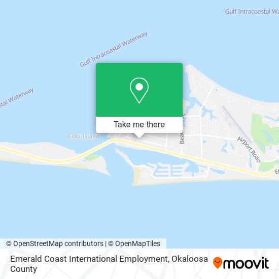 Emerald Coast International Employment map