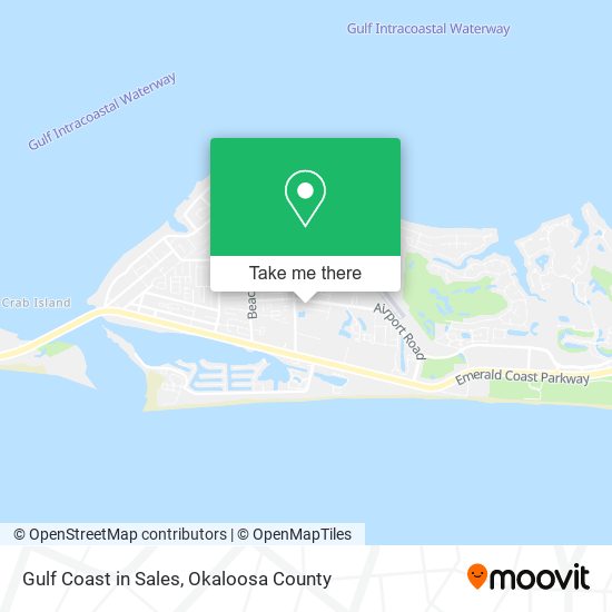 Gulf Coast in Sales map