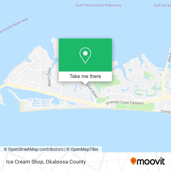Ice Cream Shop map