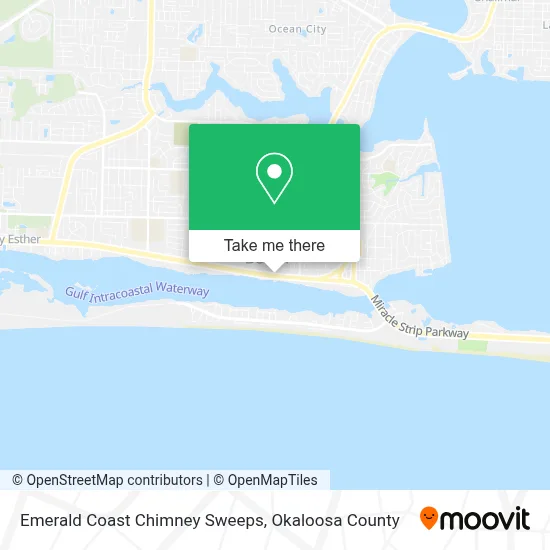 Emerald Coast Chimney Sweeps map
