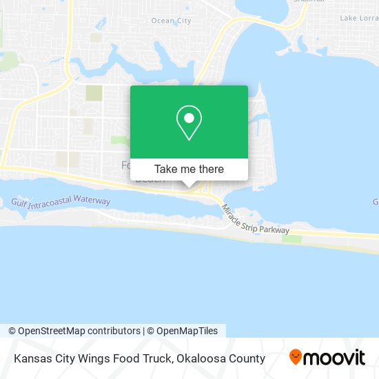 Kansas City Wings Food Truck map