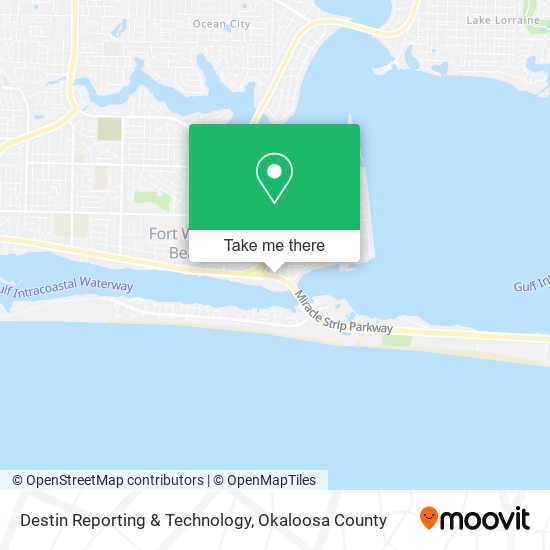 Destin Reporting & Technology map