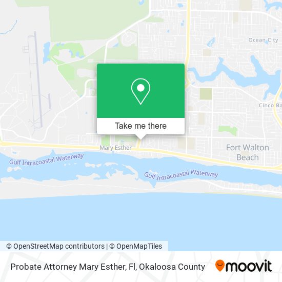 Mapa de Probate Attorney Mary Esther, Fl