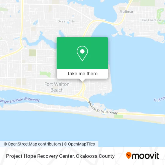 Project Hope Recovery Center map
