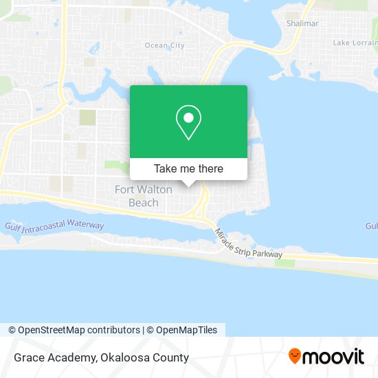 Grace Academy map