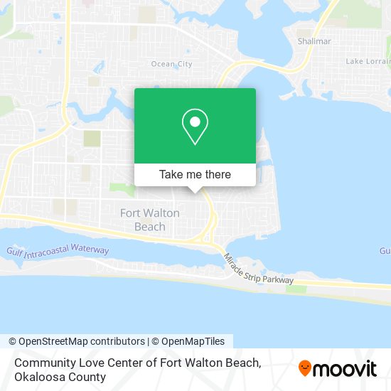 Community Love Center of Fort Walton Beach map