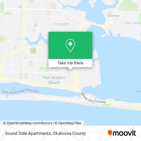 Mapa de Sound Side Apartments