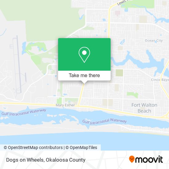 Dogs on Wheels map