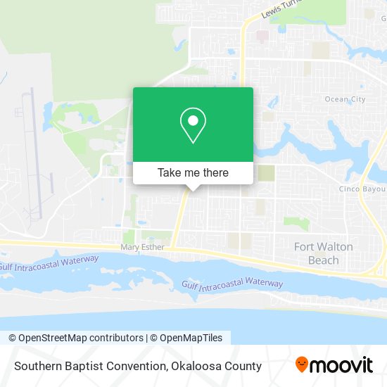 Mapa de Southern Baptist Convention