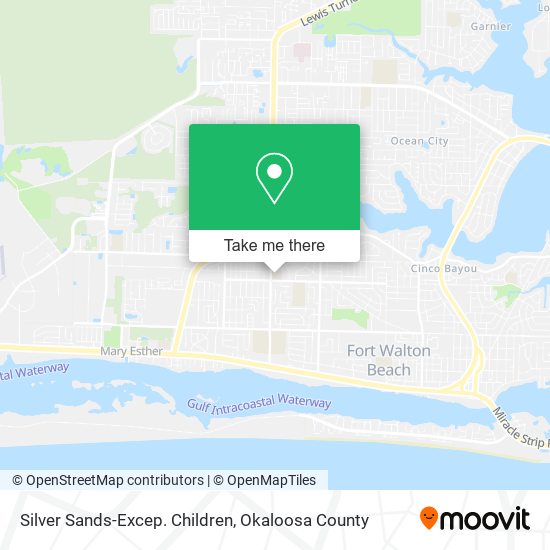 Mapa de Silver Sands-Excep. Children