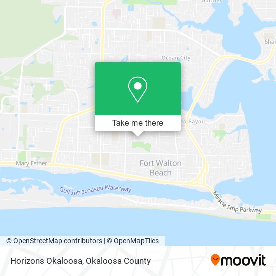 Horizons Okaloosa map