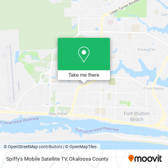 Mapa de Spiffy's Mobile Satellite TV