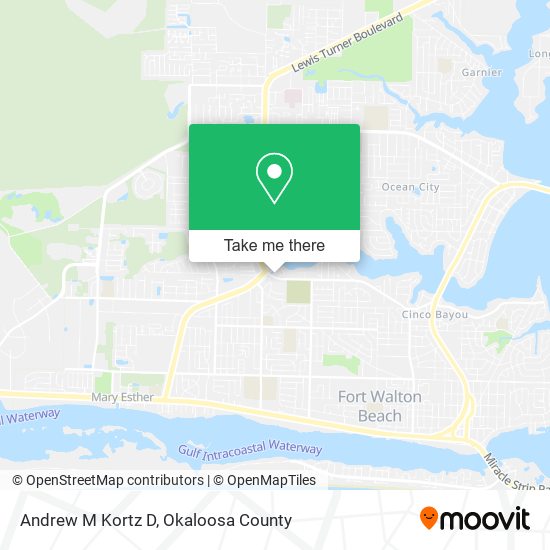 Mapa de Andrew M Kortz D