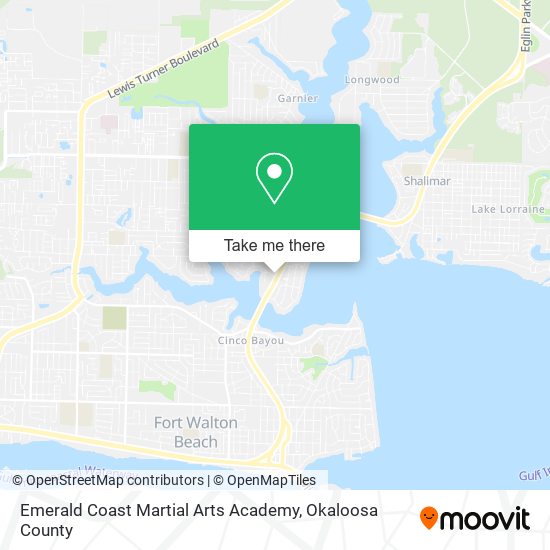 Mapa de Emerald Coast Martial Arts Academy