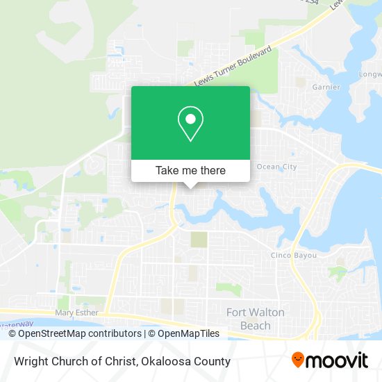 Mapa de Wright Church of Christ