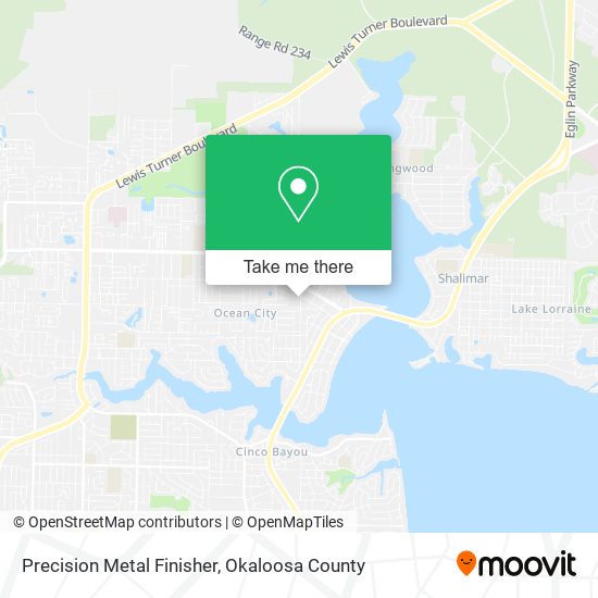 Precision Metal Finisher map